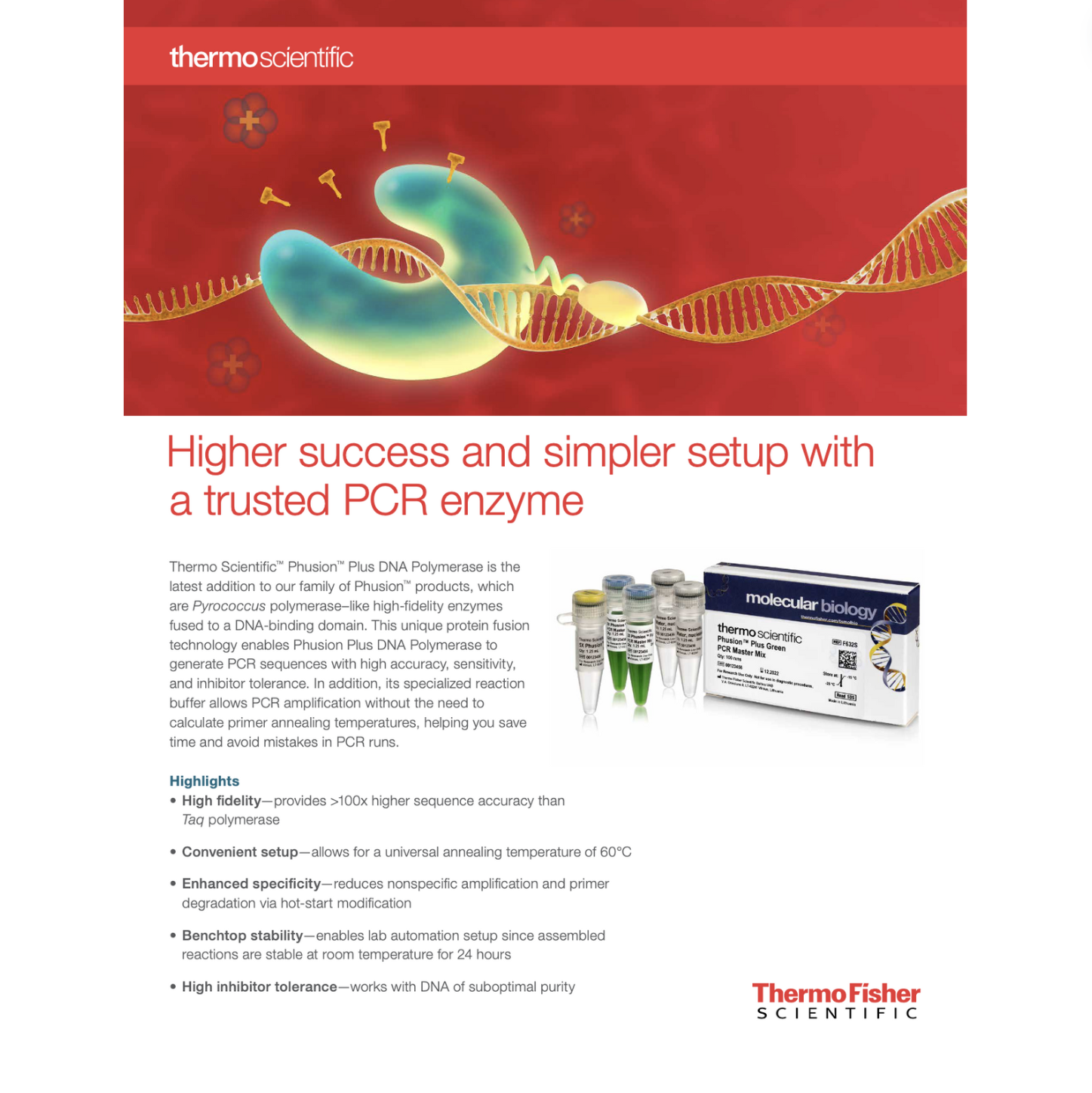Molecular Biology, Phusion Plus, PCR Enzyme
